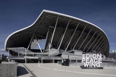 2023-24年大規模施設部門銅賞「EDION PEACE WING HIROSHIMA・広島サッカースタジアム」